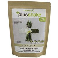 Greens+ PlusShake Vanilla Whey Protein and Organic Green Superfood | Grass Fed | 27g, 1.5 lb Bag
