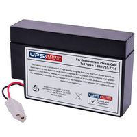 12V 0.8Ah WL - Replacement Battery for PowerSonic PS-1208WL by UPSBatteryCenter