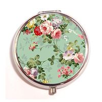Vintage Floral Flowers Unique Design Medicine Tablet Holder Organizer Case
