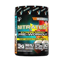 VMI NITRATEST Extreme Energy Preworkout Test Boosting Pumps 375MG Caffeine (Miami VICE)