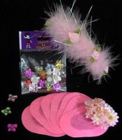 Krafty Eye Patches for Girls- Pink Princess Set (Regular Size for Age 5yrs and up)