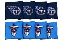 Victory Tailgate Tennessee Titans NFL Cornhole Game Bag Set (8 Bags Included, Corn-Filled)