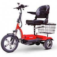E-Wheels - EW-32 Scooter - 3-Wheel - Red