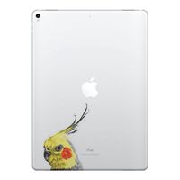 FINCIBO 5 x 5 inch Cockatiel Bird Removable Vinyl Decal Stickers for iPad MacBook Laptop (Or Any Flat Surface)