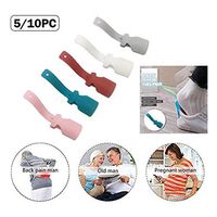 YAMY Lazy Shoe Helper Shoe Horn, Plastic Shoehorn Shoe Lifting Helper Easy on Easy Off, Portable Shoe Horn for Men Women Kids Seniors, One Size Fits All Shoes (Multicolor, 5PC)