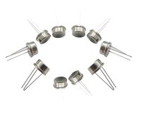 HiLetgo 10pcs RE200B SN200B00 PIR Human Infrared Radial Sensor RE200B Dual Pyroelectric Sensor 2.2-15V