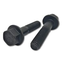 30 PCS 1/2-13x2" Grade 8 Hex Flange Screws Frame Bolts USS Coarse Phos & Oil