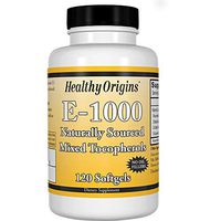 Healthy Origins Vitamin E - 1000 LU Natural Mixed Toco Gels, 120 Count