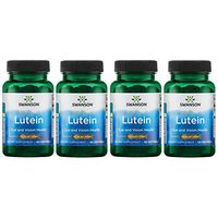 Swanson Lutein Eye Vision Retina Macula Health Supplement 40 mg 60 Softgels Sgels (4 Pack)