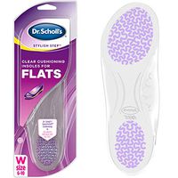 Dr. Scholl's CLEAR CUSHIONING Insoles for Flats // Clear Gel with Targeted Cushioning Absorbs Shock for Discreet, All-Day Comfort in Flats, Boots and Pumps (for Women's 6-10)