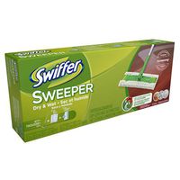Swiffer Starter Kit - Sweeper with 8 Cloths Kit (Pack of 9)