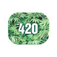 Metal Rolling Tray by V Syndicate (Small, 420 Green)