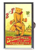 Teddy Bear Toffee Liverpool Vintage Ad Decorative Pill Box