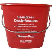 Sanitizing Pail Red 3 qt