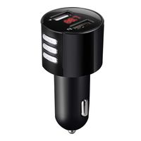 YoYoly Multifunction Universal Bluetooth Car USB Charger FM Transmitter Wireless Radio Adapter MP3 Player 3.4A (Black)