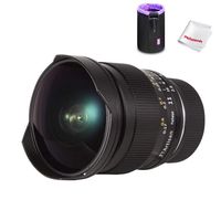 TTArtisan 11mm F2.8 Ultra-Wide Fisheye Manual Cameras Lens for Sony A7, A7II, A7R, A7RII, A7S, A7SII, NEX-3, NEX-5, a3000, a5000, a6000, a6300, a6500 with Caden Lens Pouch Bag