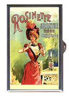 Absinthe C1900 France Redhead Girl Elegant Decorative Pill Box