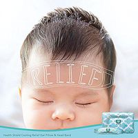 Health Shield Cooling Relief Head Band Reusable for Kids and Toddlers with Fever