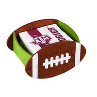Team Sports America Texas A&M 50-Count Team Logo Cocktail Napkin with Felt Icon Napkin Holder Gift Set