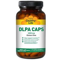 Country Life - DLPA Caps, 1000 mg with B-6-60 Capsules