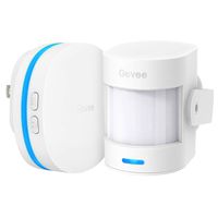 Govee Motion Sensor Alarm, Motion Detector for Home Security Indoor Door Sensor with Alerts, Store Door Entry Chime Doorbell with 36 Tunes and 5 Adjustable Volumes, 2 Size (1 Pack)