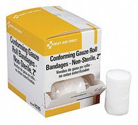 First Aid Only Gauze Roll, Box, Non-Sterile, Cotton, Includes (10) Gauze Rolls Cotton H245GR - 1 Each