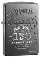 Zippo Jack Daniel's 150th Anniversary Black Ice Pocket Lighter