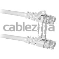 30FT Cat6 White Patch Cord Cable 500Mhz Network Ethernet Router LAN Switch