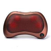 GOOACTION Neck and Back Massager Massage Pillow with Heat, Shiatsu and Deep Tissue Kneading for Shoulder, Neck, Back and Muscle Pain Relief, Use at Home Office and Car