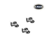 TOYOUTHS 3-Pieces Extra Links Black Compatible with Fitbit Versa Bands Replacement Stainless Steel Metal Chains Accessories