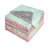 BABRIC Microfiber Cleaning Cloth Dust Rag Dust Cloths Cleaning Towels Multi-Functional Washable Reusable Household Cleaning Cloths for House Furniture Table Kitchen Dish Window Glasses [Pack of 10]