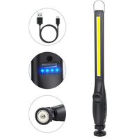 ORHOME LED Work Light - 750 Lumens Rechargeable COB Work Light with Power Capacity Indicator, Magnetic Base, 360°Swivel, USB Cable for Car Repair, Home, Outdoor Camping and Emergency 2400mAh