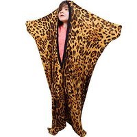 Fun and Function Space Explorer Suit with Stretch Spandex Fabric for Sensory-Seeking Kids, Teens and Adults with ADHD, Sensory Integration Disorder or Autism - Size Small 40"L x 26"W Leopard Print