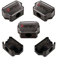 T-SPEC V12DB-1144 1/0-Gauge In/Four 4/8-Gauge Out Compact Block Distribution