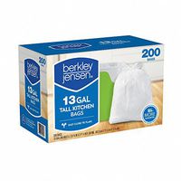 Berkley Jensen .69mil Kitchen Bags, 13-gal., 200 ct.