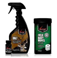 LETHAL Hunting Dirt X3 Natural Dirt Scent Cover Attractant Spray and Body Wipes