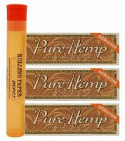 Bundle - 4 Items - Pure Hemp Unbleached 1 1/4 Rolling Papers 3 Pack with RPD KewlTube