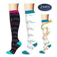 Compression Socks,15-20 mmHg Best Graduated Athletic Socks for Women & Men