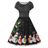 Jocund Fashion Women Dress Casual Plus Size Flower Printed Round Neck Long Sleeve Belt Long Dress