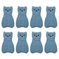 UPKOCH 8pcs Kitchen Cleaning Sponges Cartoon Cat Animal Scrub Sponges Three Layers Dishwashing Sponge for for Dishes Pots Pans(Mixed Color)