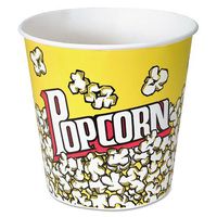 SCCVP85 - Paper Popcorn Bucket, 85 Oz, Popcorn Design, 15/Pack
