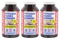 Yerba Prima Psyllium Husks Powder, 12 OZ 3 pk