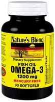 Nature's Blend Omega-3 Fish Oil 1200 mg 90 Softgels