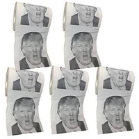 5 Roll Donald Trump Toilet Paper 5 Roll Novelty Political Gag Gift (5)