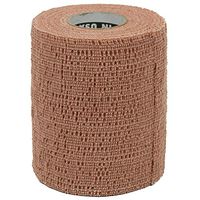 PowerFlex Self Adherent Tape, Latex, Athletic Tape, Tan, 3", 16 Rolls per Case