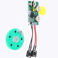 Tangxi 60 Seconds Greeting Card Chip Recordable Music Sound Voice Recording Module Device with Button Battery for DIY Christmas Cards, Holiday Creative Gift Boxe, Jewelry Boxes(Repeat)