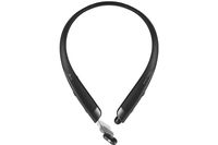 LG HBS-1120 Tone Platinum Se Bluetooth Wireless Retractable Stereo Headset with Google Assistant- Black - Retail Packaging