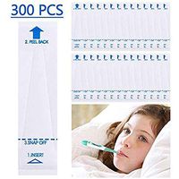 Oral Thermometer Covers Disposable Probe Covers for Digital Thermometers, Rectal Thermometer Sleeves,Safe and Sanitary, Healthy and Universal, 300 PC