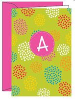 "A" Monogram Notecards 10CT