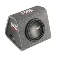 MTX AUDIO RTP8A 8" 120W Car Loaded Subwoofer Enclosure Amplified Box Vented
